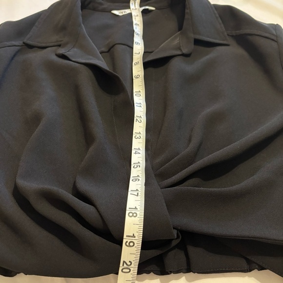 Zara Black Crop Top - Picture 8 of 8